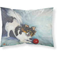 "Caroline's Treasures MH1054PILLOWCASE Chihuahua Play Ball Fabric Standard Pillowcase, Large, Multicolor"