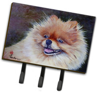 "Caroline's Treasures MH1056TH68 Pomeranian head Leash or Key Holder, Large, Multicolor"