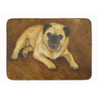 "Caroline's Treasures Fawn Pug Roscoe Floor Mat, 19"" x 27"", Multicolor"