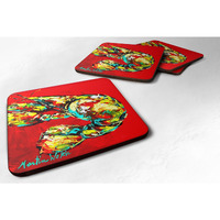 "Caroline's Treasures MW1065FC Crawfish Told You So Foam Coasters (Set of 4), 3.5"" H x 3.5"" W, Multicolor"