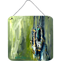 "Caroline's Treasures Ballet Topal Green Aluminum Metal Wall or Door Hanging Prints, 6 x 6"", Multicolor"
