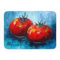 "Caroline's Treasures Vegetables - Tomatoes Red Toes Floor Mat, 19"" x 27"", Multicolor"