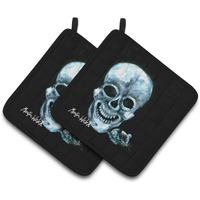 "Caroline's Treasures Ekk A Meece Pair of Pot Holders MW1106PTHD, 7.5HX7.5W, Multicolor"