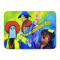 "Caroline's Treasures Mardi Gras Throw me something mister Floor Mat, 19"" x 27"", Multicolor"