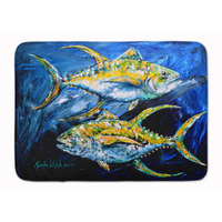 "Caroline's Treasures Fish Tuna Blue Floor Mat, 19"" x 27"", Multicolor"