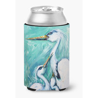 "Caroline's Treasures MW1145CC Mother's Love Egret Can Or Bottle Hugger, Multicolor"