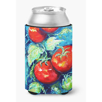 "Caroline's Treasures MW1148CC Vegetables-Tomatoes On The Vine Can Or Bottle Hugger, Multicolor"