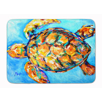 "Caroline's Treasures Sand Dance Turtle Floor Mat, 19"" x 27"", Multicolor"