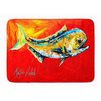 "Caroline's Treasures Danny Dolphin Fish Floor Mat, 19"" x 27"", Multicolor"