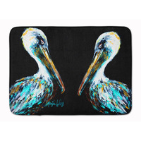"Caroline's Treasures Dressed in Black Pelican Floor Mat, 19"" x 27"", Multicolor"