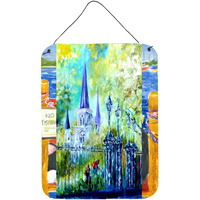 "Caroline's Treasures Across the Square St Louis Cathedral Wall or Door Hanging Prints, 16"" x 12"""
