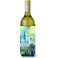 Across the Square St Louis Cathedral Wine Bottle Beverage Insulator Hugger MW1183LITERK
