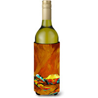 Caramel Coated Crab Wine Bottle Beverage Insulator Hugger MW1190LITERK