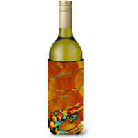 Caramel Corn Shrimp Wine Bottle Beverage Insulator Hugger MW1191LITERK