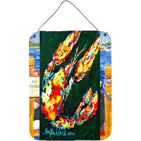 "Caroline's Treasures Craw Baby on Green Crawfish Wall or Door Hanging Prints, 16"" x 12"""