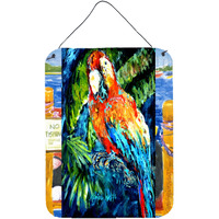 "Caroline's Treasures Yo Yo Mama Parrot Wall or Door Hanging Prints, 16"" x 12"""