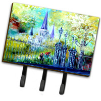 "Caroline's Treasures St Louis Cathedrial Across the Square Leash or Key Holder MW1217TH68, Triple"