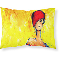 "Caroline's Treasures Azalines Earrings Lady Fabric Standard Pillowcase MW1219PILLOWCASE, Multicolor"