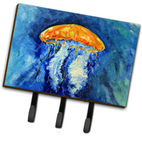 "Caroline's Treasures Calm Water Jellyfish Leash or Key Holder MW1223TH68, Triple"