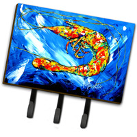 "Caroline's Treasures Ice Blue Shrimp Leash or Key Holder MW1226TH68, Triple, Multicolor"