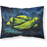"Caroline's Treasures Okra Bleu Fabric Standard Pillowcase MW1229PILLOWCASE, Multicolor"