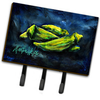 "Caroline's Treasures Okra Bleu Leash or Key Holder MW1229TH68, Triple"