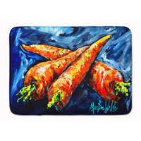 "Caroline's Treasures Carrots Only Three Needed Floor Mat, 19"" x 27"", Multicolor"