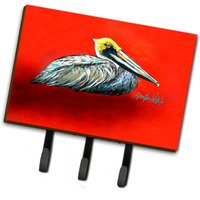 "Caroline's Treasures Sitting Brown Pelican Leash or Key Holder MW1232TH68, Triple"