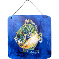 "Caroline's Treasures Blue Gill Door Hanging Prints wall-decor, Multicolor"
