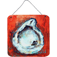 "Caroline's Treasures Char Broiled Oyster Door Hanging Prints wall-decor, Multicolor"