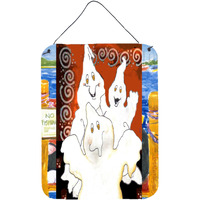 "Caroline's Treasures PJC1005DS1216 Ghostly Crew Halloween Wall or Door Hanging Prints, 16 x 12"", Multicolor"