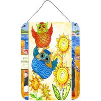 "Caroline's Treasures PJC1033DS1216 Celebrate Owl Wall or Door Hanging Prints, 16 x 12"", Multicolor"