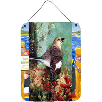 "Caroline's Treasures PJC1061DS1216 Mockingbird Wall or Door Hanging Prints, 16 x 12"", Multicolor"