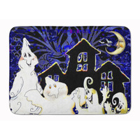 "Caroline's Treasures Gang's All Here Ghosts Halloween Floor Mat, 19"" x 27"", Multicolor"