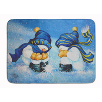 "Caroline's Treasures Believe in Magic Snowman Floor Mat, 19"" x 27"", Multicolor"