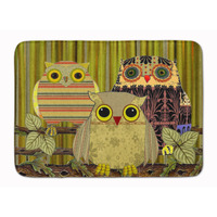 "Caroline's Treasures Fall Wisdom Owl Floor Mat, 19"" x 27"", Multicolor"
