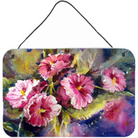 "Caroline's Treasures PJC1106DS812 April Showers Bring Spring Flowers Wall or Door Hanging Prints, 8 x 12"", Multicolor"