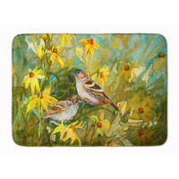 "Caroline's Treasures Sparrows in the Field Floor Mat, 19"" x 27"", Multicolor"