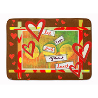 "Caroline's Treasures Let Love Guide Your Heart Valentine's, 19"" x 27"", Multicolor"