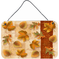 "Caroline's Treasures PTW2001DS812 Fall Autumn Leaves Wall or Door Hanging Prints, 8 x 12"", Multicolor"