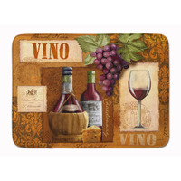 "Caroline's Treasures Vino Wine Floor Mat, 19"" x 27"", Multicolor"
