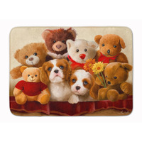 "Caroline's Treasures Cavalier Spaniel Friends Forever Floor Mat, 19"" x 27"", Multicolor"