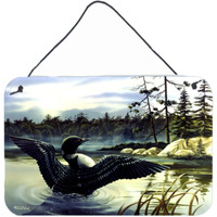 "Caroline's Treasures PTW2059DS812 Loon Country Wall or Door Hanging Prints, 8 x 12"", Multicolor"