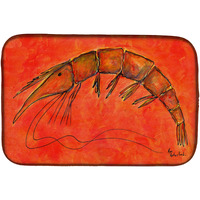 "Caroline's Treasures Shrimp Dish Drying Mat, 14"" x 21"", Multicolor"