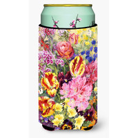 "Caroline's Treasures Summer Floral by Anne Searle Tall Boy Hugger, Multicolor"
