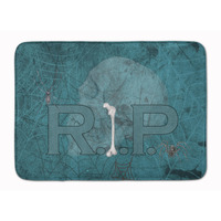 "Caroline's Treasures RIP Rest in Peace with spider Halloween Floor Mat, 19"" x 27"", Multicolor"