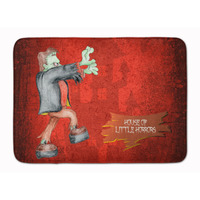 "Caroline's Treasures Little House of Horrors Halloween Floor Mat, 19"" x 27"", Multicolor"