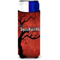 Welcome to Spooksville Halloween Ultra Beverage Insulators for slim cans SB3008MUK