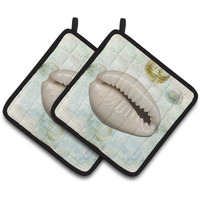 "Caroline's Treasures Shells Pair of Pot Holders SB3038PTHD, 7.5HX7.5W, Multicolor"
