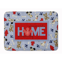 "Caroline's Treasures A House is not a home without a dog Floor Mat, 19"" x 27"", Multicolor"